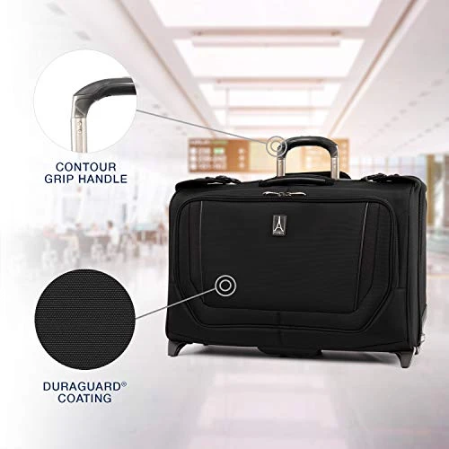 Travelpro Crew Versapack Carry-on Rolling Garment Bag, Jet Black 4 Travelpro Crew Versapack Carry-on Rolling Garment Bag, Jet Black - Image 2