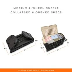 Briggs & Riley Medium 2-Wheel Duffle, Black 22 Briggs & Riley Medium 2-Wheel Duffle, Black -Vera Bradley Shop 419MrmIeHcL