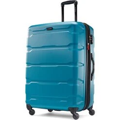 Samsonite 68310-2479 Omni Hardside Luggage 28 Inch Spinner - Caribbean Blue Bundle With Manual Luggage Scale -Vera Bradley Shop 419VEHY9HrL