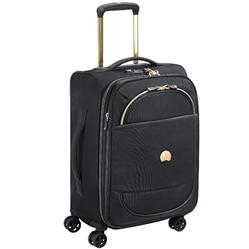 DELSEY Paris Montrouge Softside Expandable Luggage With Spinner Wheels, Black, Carry-On 21 Inch 4 DELSEY Paris Montrouge Softside Expandable Luggage With Spinner Wheels, Black, Carry-On 21 Inch - Image 2
