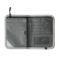 Passport Wallet Holder For Men&Women,RFID Blocking Travel Waterproof Zipper Credit Card Money Storage Bag Multifunctional Family Cellphone Boarding Passes Organizer With Crossbody Belt (Gray) -Vera Bradley Shop 41ADttcSbDL