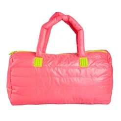 GENERIC FUEL Hot Pink Gym Bag Duffle Zipper Weekender For Women Duffel Weekend Carry On With Zipper Pocket