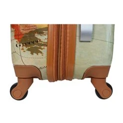 World Traveler Europe 2-Piece Carry-On Spinner Luggage Set With TSA Lock, Brown, One_Size -Vera Bradley Shop 41AeY2kEyOL