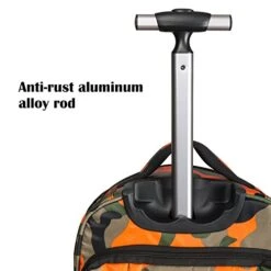 20 Inches Big Storage Multifunction Travel Wheeled Rolling Backpack Luggage Books Laptop Bag By HollyHOME -Vera Bradley Shop 41Aij7LDb2L