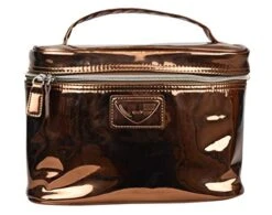 Vue Metallic Lightweight Spinner Carry On Luggage 3pc Carry On Set W/ 22" Luggage, Duffel Bag & Cosmetic Bag (Rose Gold) -Vera Bradley Shop 41AncKcQ2BL