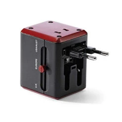 Samsonite Worldwide Power Adapter, Black/Red, One Size -Vera Bradley Shop 41B1alT4u8L