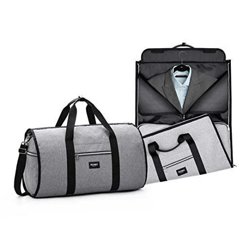 Waterproof Travel Mens Garment Bags Women Travel Shoulder Bag 2 In 1 Large Luggage Duffel Totes 10 Waterproof Travel Mens Garment Bags Women Travel Shoulder Bag 2 In 1 Large Luggage Duffel Totes - Image 8