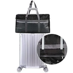 REDCAMP 75L Foldable Duffel Bag Large Size Lightweight & Multifunction, 25" Water Resistant Travel Duffle Bag For Men Women, Black -Vera Bradley Shop 41Brcwn1zdL