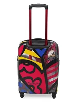 Heys Britto Transparent 21" Carry On Spinner Luggage (Transparent New Day) -Vera Bradley Shop 41C HQbwBxL