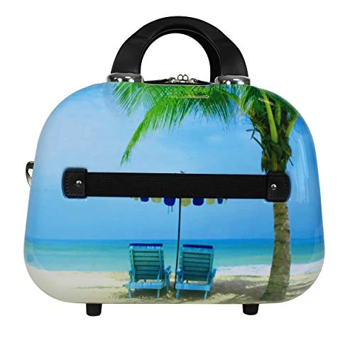 World Traveler Palm Tree Hardside 2-Piece Carry-On Spinner Luggage Set, One_Size 5 World Traveler Palm Tree Hardside 2-Piece Carry-On Spinner Luggage Set, One_Size - Image 3