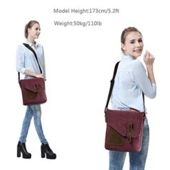 Small Messenger Bag For Women,VASCHY Vintage Canvas Leather Lightweight Crossbody Bag Burgundy 15 Small Messenger Bag For Women,VASCHY Vintage Canvas Leather Lightweight Crossbody Bag Burgundy -Vera Bradley Shop 41CILMUJU4L
