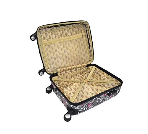 KARRIAGE-MATE Hardside Carryon Expandable Luggage With Spinner Wheels, TSA Lock (Paisley And Butterfly) 4 KARRIAGE-MATE Hardside Carryon Expandable Luggage With Spinner Wheels, TSA Lock (Paisley And Butterfly) - Image 2