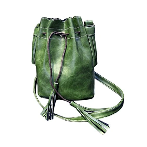 Women Bag, Gillberry New Handbag Shoulder Tassel Messenger Bag Purse Satchel (Green) 3 Women Bag, Gillberry New Handbag Shoulder Tassel Messenger Bag Purse Satchel (Green)