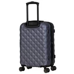 Kenneth Cole Reaction Diamond Tower Luggage Collection Lightweight Hardside Expandable 8-Wheel Spinner Travel Suitcase, Smokey Purple, 20-Inch Carry On -Vera Bradley Shop 41Ckgv8f3LL