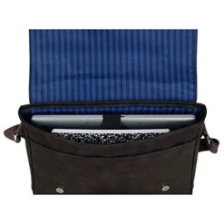 Kenneth Cole Reaction Travelier Satchel Messenger Vegan Leather Laptop Computer Shoulder Bags, Brown, Scored -Vera Bradley Shop 41ClfQR9pmL