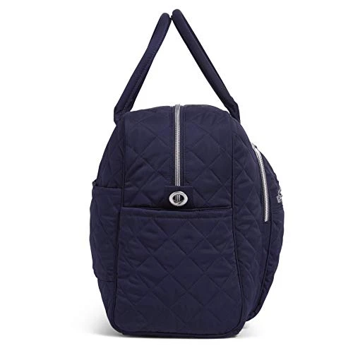 Vera Bradley Women's Performance Twill Weekender Travel Bag, Classic Navy, One Size 6 Vera Bradley Women's Performance Twill Weekender Travel Bag, Classic Navy, One Size - Image 4