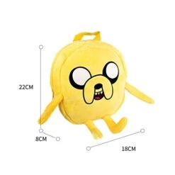 MINISO Adventure Time Backpack Cute Bag For Boy Girls Zipper School Picnic Bag, Yellow Jake -Vera Bradley Shop 41DBfNfEmUL