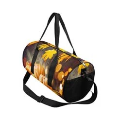 INTERESTPRINT Pumpkin Squash Leaves Travel Duffel Bag Workout Duffel Bag -Vera Bradley Shop 41DPk1rwWoL