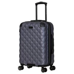 Kenneth Cole Reaction Diamond Tower Luggage Collection Lightweight Hardside Expandable 8-Wheel Spinner Travel Suitcase, Smokey Purple, 20-Inch Carry On -Vera Bradley Shop 41DvheAfmtL