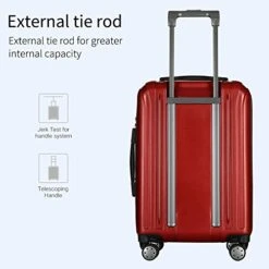 3 Piece Hardshell Luggage Set, Expandable Lightweight Suitcase Sets With Spinner Wheels, TSA Lock (20/24/28 Inch), Red -Vera Bradley Shop 41E0 BzkLLL