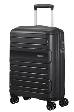 American Tourister Hand Luggage, Black (Black), Spinner S (55 Cm-35 L)