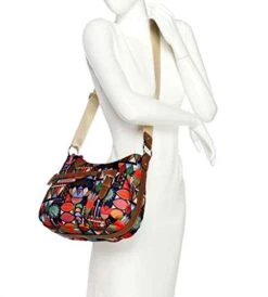 Lily Bloom Kathyrn Large Convertible Crossbody Hobo, Floral Tribal -Vera Bradley Shop 41EGnjAmnVL