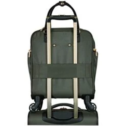 Kenneth Cole Reaction Women's Chelsea Luggage Chevron Softside 8-Wheel Spinner Expandable Suitcase Collection, Olive, 4 Underseater -Vera Bradley Shop 41ETeim8H2L