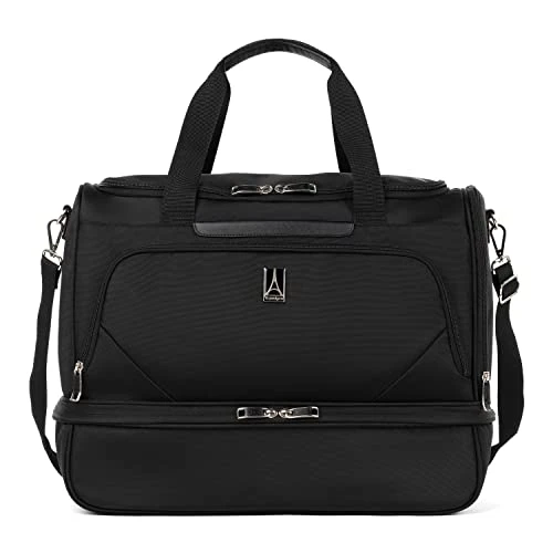 Travelpro Maxlite 5 Softside Carry-on Weekender With Drop-Bottom Compartment, Lightweight Overnight Travel Duffel Bag, Men And Women, Black, 19-Inch 3 Travelpro Maxlite 5 Softside Carry-on Weekender With Drop-Bottom Compartment, Lightweight Overnight Travel Duffel Bag, Men And Women, Black, 19-Inch