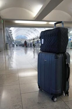 Simplily Co. Carry-on Under The Seat Shoulder Suitcase Luggage Bag (Black) -Vera Bradley Shop 41EiaemJ71L