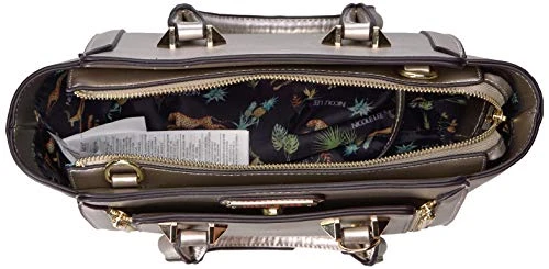 Nicole Lee Women's Ciel Medium Smart Lunch Handbag (Silver) Travel Shoulder Bag, One Size 7 Nicole Lee Women's Ciel Medium Smart Lunch Handbag (Silver) Travel Shoulder Bag, One Size - Image 5