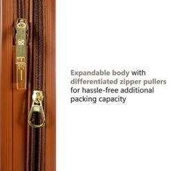 BADGLEY MISCHKA Mia 3 Piece Expandable Retro Luggage Set (Black) -Vera Bradley Shop 41FIgEJ8K1L