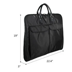 Bagsmart Garment Bag For Suits And Wedding Dresses With Shoulder Strap And Hanger, Black 17 Bagsmart Garment Bag For Suits And Wedding Dresses With Shoulder Strap And Hanger, Black -Vera Bradley Shop 41F 2B81zq 2BL