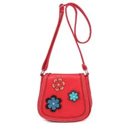 Bibitime 3 Kinds Bilayer Flower Crossbody Bags Messenger Bag Shoulder Bag For School Cross Body Bag