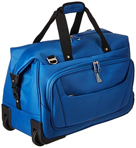 Travelpro Luggage Maxlite 5 20" Lightweight Carry-On Rolling Duffel Suitcase, Azure Blue One Size 6 Travelpro Luggage Maxlite 5 20" Lightweight Carry-On Rolling Duffel Suitcase, Azure Blue One Size - Image 4