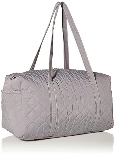 Vera Bradley Women's Performance Twill Medium Travel Duffle Bag, Tranquil Gray, One Size 8 Vera Bradley Women's Performance Twill Medium Travel Duffle Bag, Tranquil Gray, One Size - Image 6