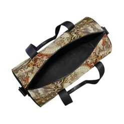 OuLian Duffel Bag Vintage Map Wallpapers - Cave Women Garment Gym Tote Bag Best Sports Bag For Boys -Vera Bradley Shop 41G4zExh8yL