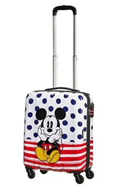 American Tourister Disney Legends - Spinner S - Kids Luggage, 55 Cm, 36 L, Multicolour (Mickey Dots) -Vera Bradley Shop 41G5pmwnd2S