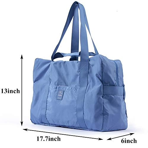 VanFn Foldable Travel Duffel Bag, Sports Duffels Gym Bag, Rainproof Nylon Totes, Sports Shoulder Handbag, Lightweight Duffle Bags For Women & Men, Outdoor Weekend Bag, P.Travel Series (Blue) 7 VanFn Foldable Travel Duffel Bag, Sports Duffels Gym Bag, Rainproof Nylon Totes, Sports Shoulder Handbag, Lightweight Duffle Bags For Women & Men, Outdoor Weekend Bag, P.Travel Series (Blue) - Image 5