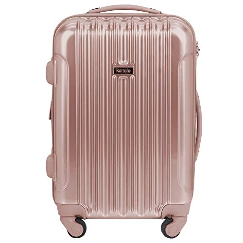 Kensie Women's Alma Hardside Spinner Luggage, Rose Gold, Carry-On 20-Inch 3 Kensie Women's Alma Hardside Spinner Luggage, Rose Gold, Carry-On 20-Inch