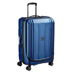 DELSEY Paris 40207982002 Cruise Lite Hardside 2.0 Expandable Luggage, Spinner Wheels, Blue, Checked-Medium 25 Inch -Vera Bradley Shop 41GeeWVQt6L