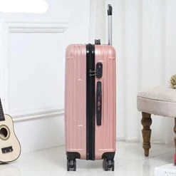 New Hot Suitcase Carry-Ons Women Travel Spinner Rolling Luggage On Wheels,Black,22 -Vera Bradley Shop 41H IYLXGCL