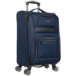 Kenneth Cole Reaction Rugged Roamer Luggage Collection Lightweight Softside Expandable 8-Wheel Spinner Travel Suitcase Bag, Navy, 2-Piece (20" Carry-On / 28" Check Size) -Vera Bradley Shop 41H8YyBOUJL