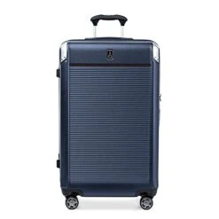 Travelpro Platinum Elite Expandable Hardside Spinner Luggage, True Navy, Checked-Large 28-Inch