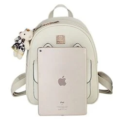 ABage Backpack Purse Set Of 4 Pieces School Daypack Handbag Shoulder Bags, Beige -Vera Bradley Shop 41HNIDrxcbL