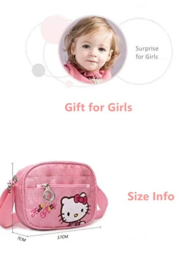 Hello Kitty Bag, Hello Kitty Purse For Girls-Pink KT Cat Crossbody Bag, Hello Kitty Mini Pink Small Shoulder Handbag For Girl, Mini Travel Bag For Girls, KT Cat Purse For Girls. 4 Hello Kitty Bag, Hello Kitty Purse For Girls-Pink KT Cat Crossbody Bag, Hello Kitty Mini Pink Small Shoulder Handbag For Girl, Mini Travel Bag For Girls, KT Cat Purse For Girls. - Image 2