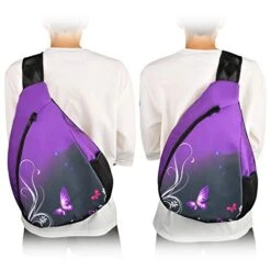 ICOLOR Canvas Sling Backpack, Multipurpose Crossbody Shoulder Bag Beach Tote Pack Bags For Men Women Hiking Cycling Walking Dog Travel Daypack -Vera Bradley Shop 41HX2ukkH L