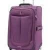 Travelpro Skypro Lightweight Airline Size Carry On Luggage Trolley Suitcase (Orchid Purple, 22" Expandable Rollaboard) -Vera Bradley Shop 41I 6QL0yvL