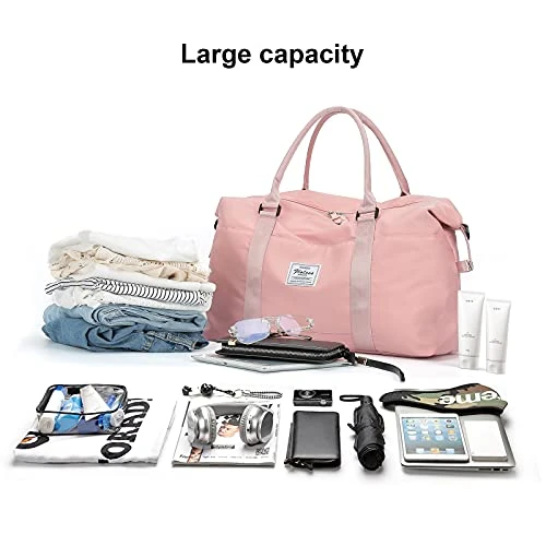 Travel Duffel Bag, Sports Tote Gym Bag, Shoulder Weekender Overnight Bag For Women 10 Travel Duffel Bag, Sports Tote Gym Bag, Shoulder Weekender Overnight Bag For Women - Image 8
