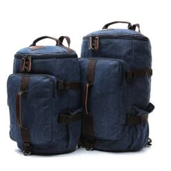Canvas Men Luggage Bag Carry On Luggage Travel Bags Man Duffel Weekend Bag Travel Backpack,Blue L -Vera Bradley Shop 41JDe 1QlsL