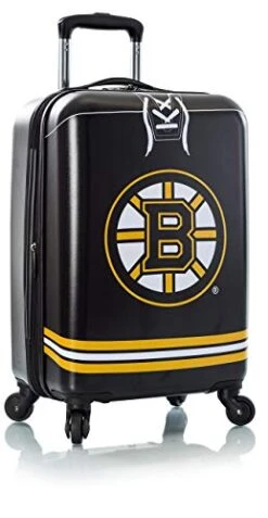 Heys America NHL Officially Licensed Wheeled Luggage (Boston Bruins, 21-Inch)